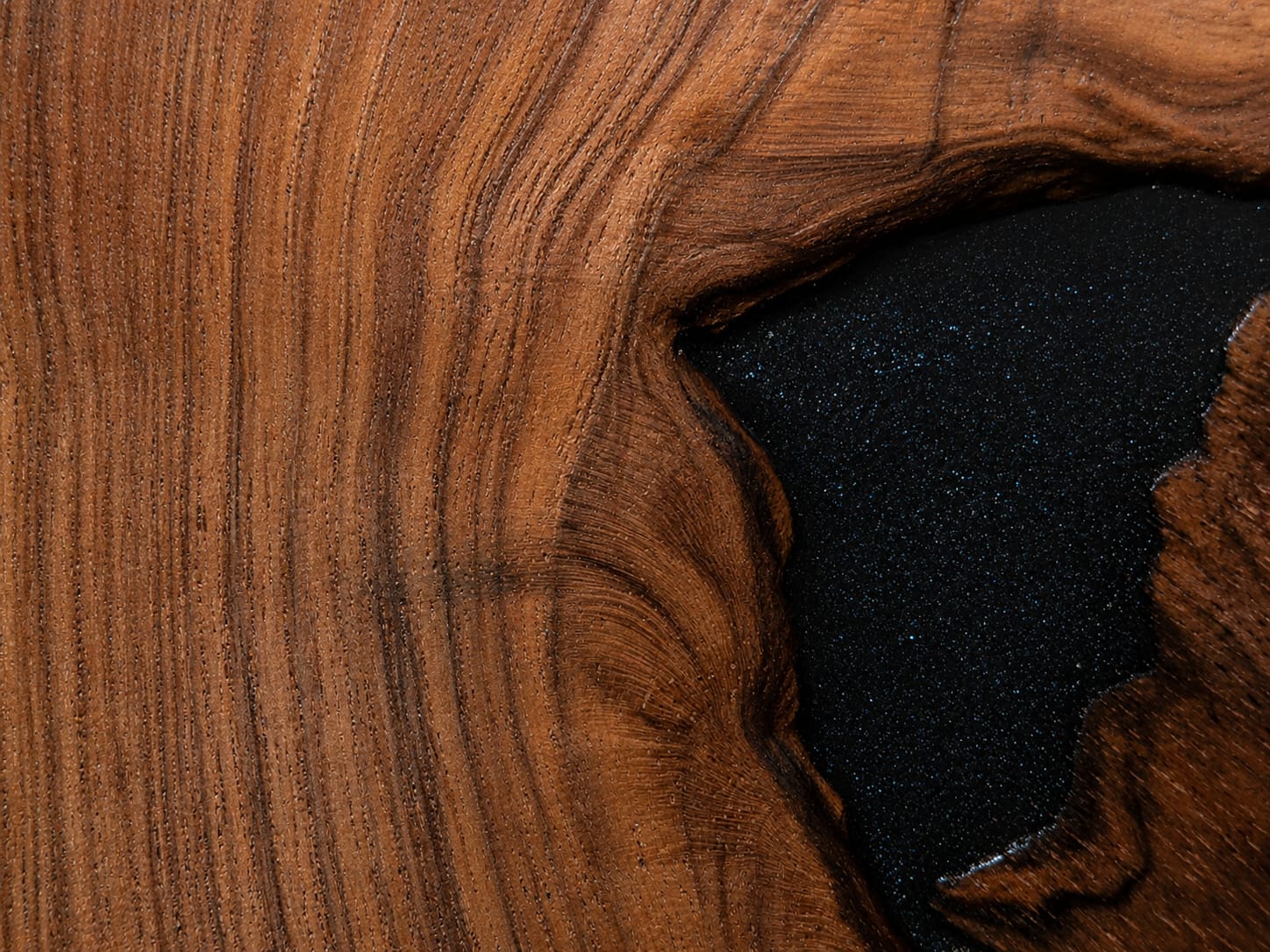 Walnut Coffee Table | Wooden Coffee Table | Resin | Trapezium Leg | Industrial Desk | Solid Walnut | Handmade